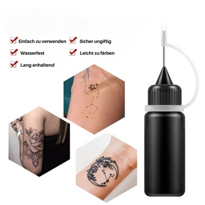 TattoStamps- Temporäre Tattoo Flüssigkeit und Vorlagen (1+1 GRATIS) [Letzter Tag Rabatt]