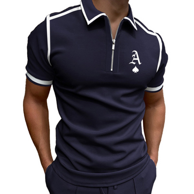 Kyrie - Eleganter Herren Polo mit Reißverschluss-Kragen