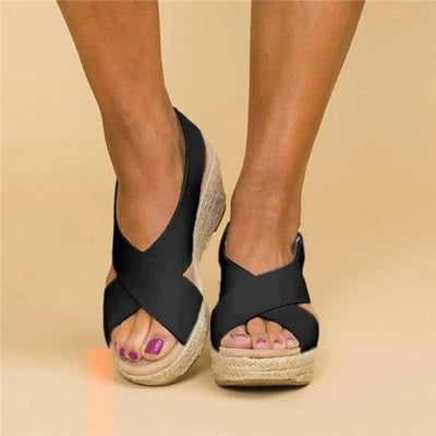 Shelia - Elegante Espadrille-Sandalen