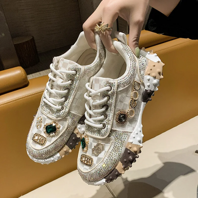 Stylische Strass-Sneakers - Gladi