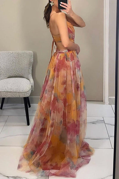 Druilla - Lange Kleider mit Blumenmuster