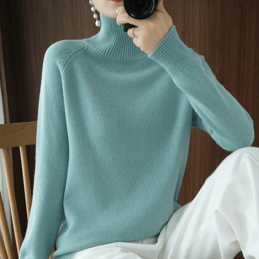 CLAELLE - Rollkragenpullover– Minimalismus trifft auf Eleganz