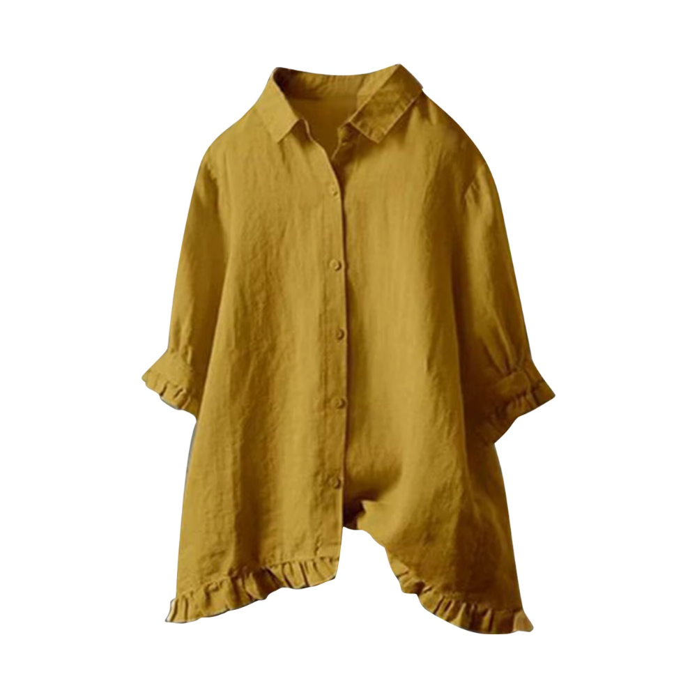 Aloisia – Leichte Oversized-Bluse mit verspielten Details