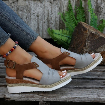 Rena - Bequeme Damen-Keilsandalen