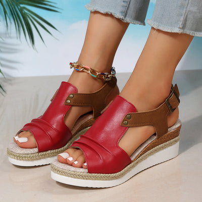 Rena - Bequeme Damen-Keilsandalen