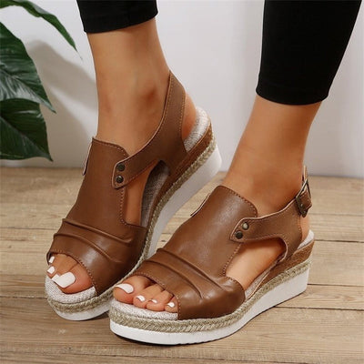 Rena - Bequeme Damen-Keilsandalen