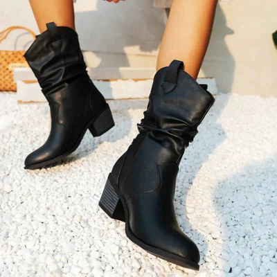 DAKOTA - Schwarze Cowboy-Stiefeletten – Statement für deinen Auftritt