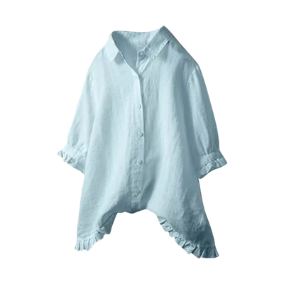 Aloisia – Leichte Oversized-Bluse mit verspielten Details
