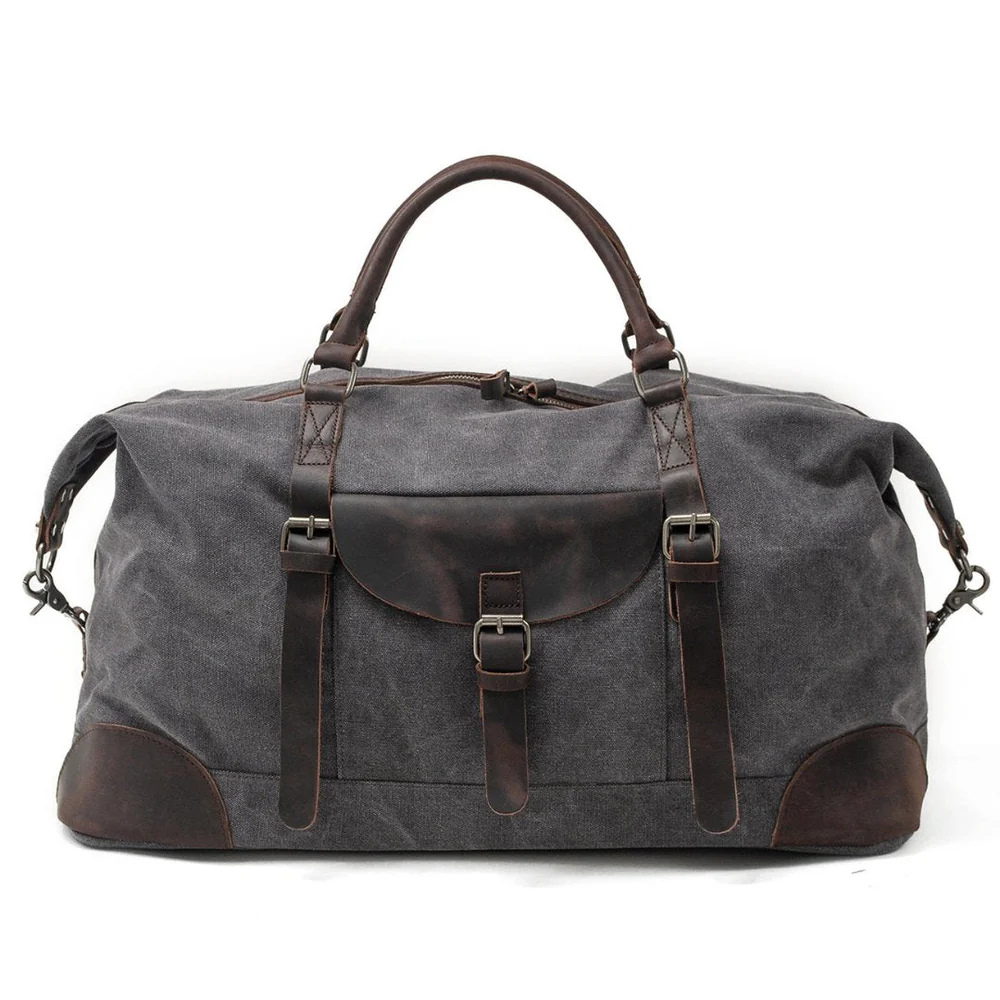 GILBERT - Weekender aus Canvas & Leder – Dein stilvoller Begleiter fürs Wochenende
