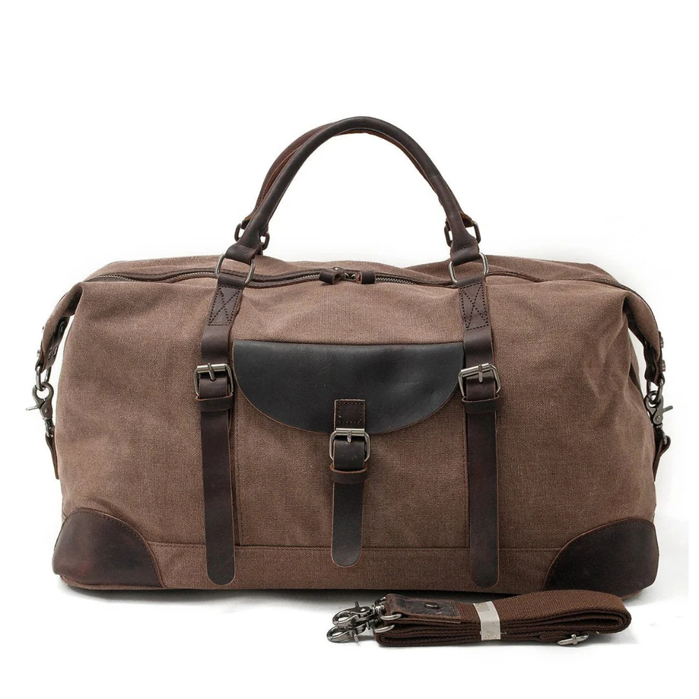 GILBERT - Weekender aus Canvas & Leder – Dein stilvoller Begleiter fürs Wochenende
