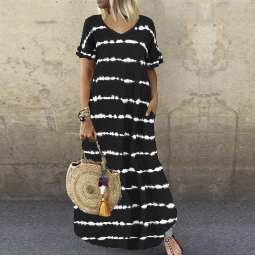 NAHLA - Maxikleid im Boho-Stil für den Sommer