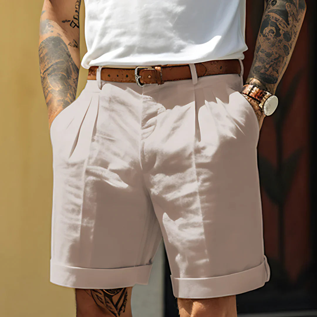Kaleb - Elegante Herrenshorts aus Baumwolle für jeden Anlass