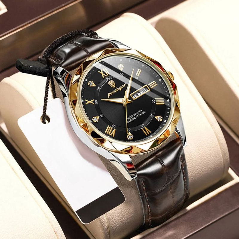 Windsor | Lederarmband-Quarzuhr