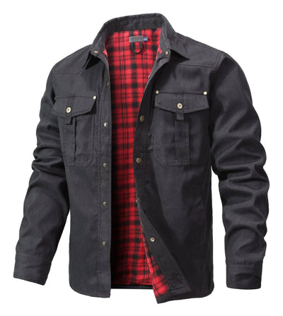 Case - Flanell Rover Jacke