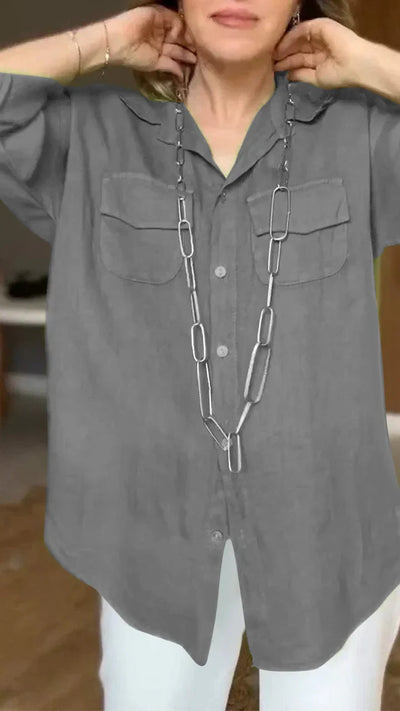 Mocarra | Sommer Revers Atmungsaktiv Langarmshirt