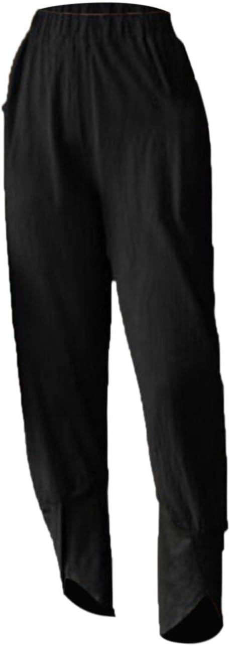 EUNICE - Damen-Hose mit unregelmäßigen Manschetten