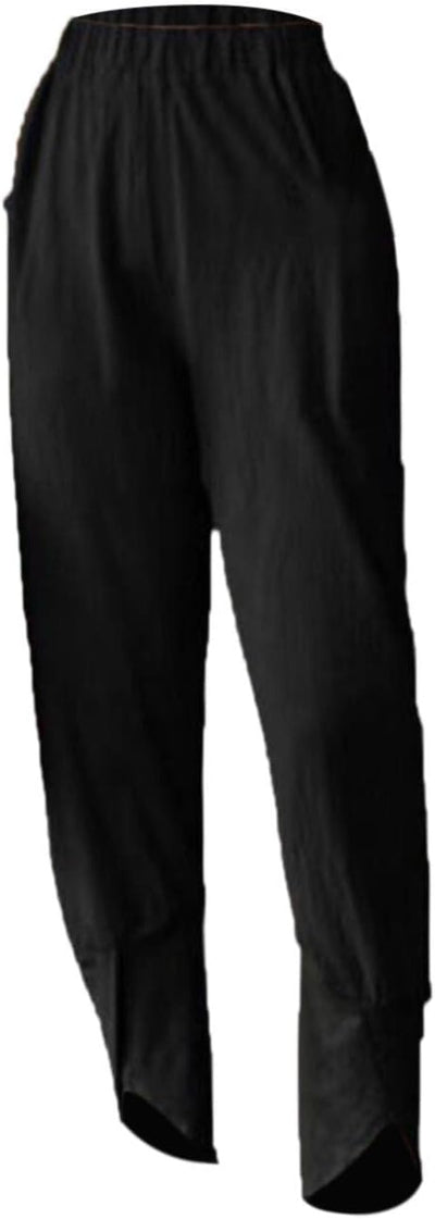 EUNICE - Damen-Hose mit unregelmäßigen Manschetten