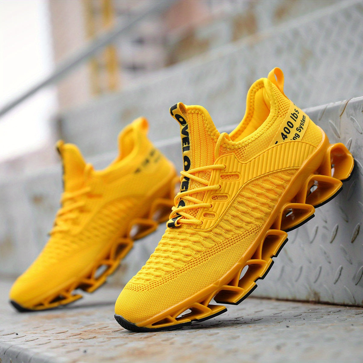 Stellan - Weiße Blade-Sneaker