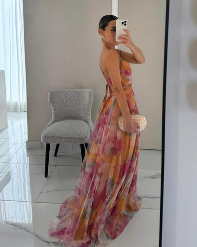 Druilla - Lange Kleider mit Blumenmuster