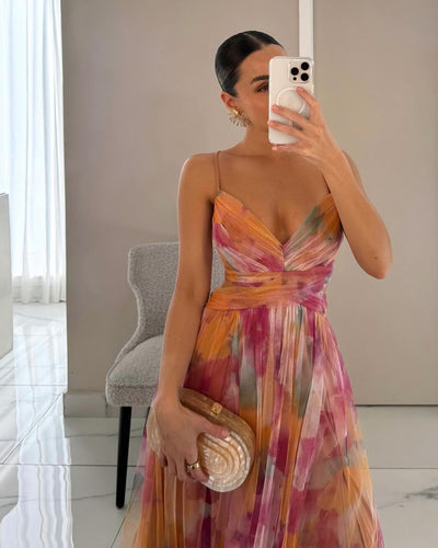 Druilla - Lange Kleider mit Blumenmuster