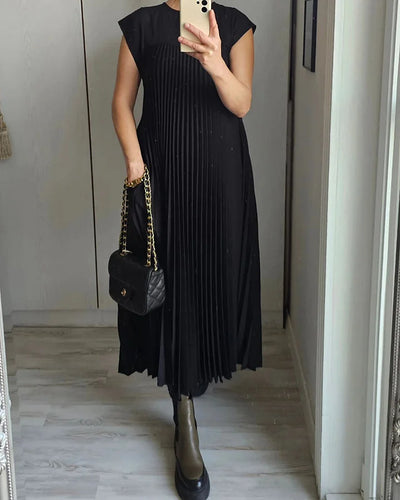 Mocarra | Boho Falten Maxi Ohne Ärmel