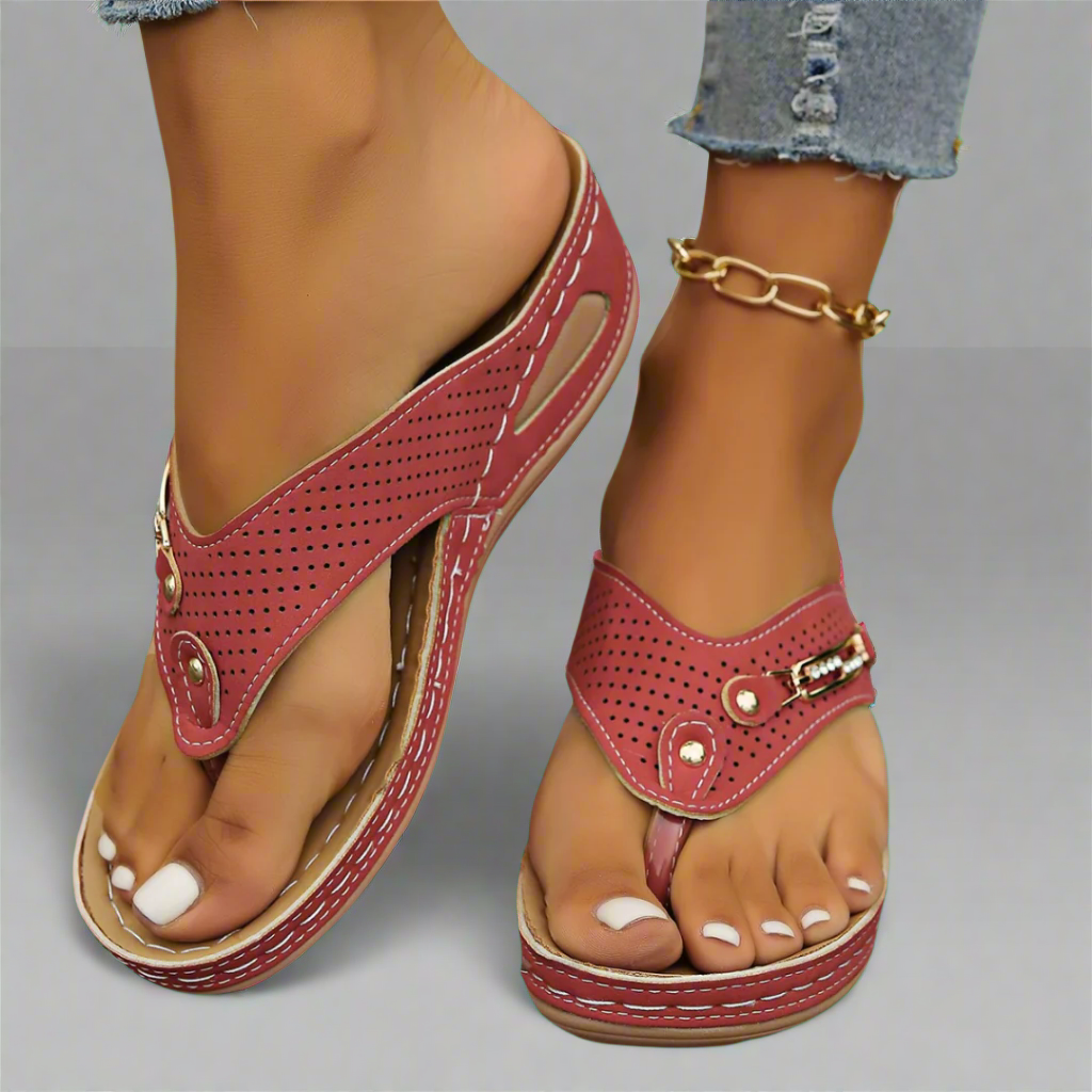 Mira | Retro Sandalen für Damen mit Fußgewölbeunterstützung – Bequem und Stylisch