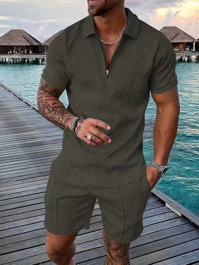 Wren | elegantes Zweiteiliges Sommerset für Männer mit Wendefunktion und bequemen Shorts