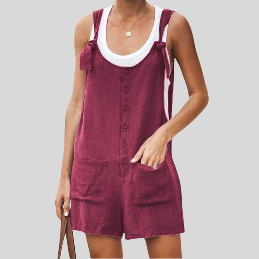 CHLOE -  Latzshorts mit Boho-Vibes