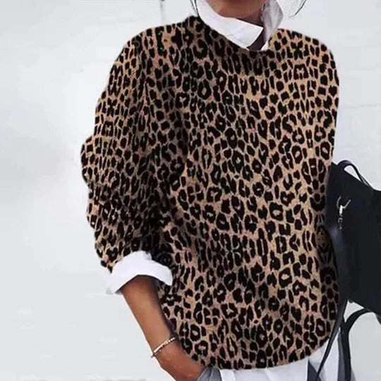 Mocarra | Top mit Leopardenmuster - Bluse nicht inbegriffen