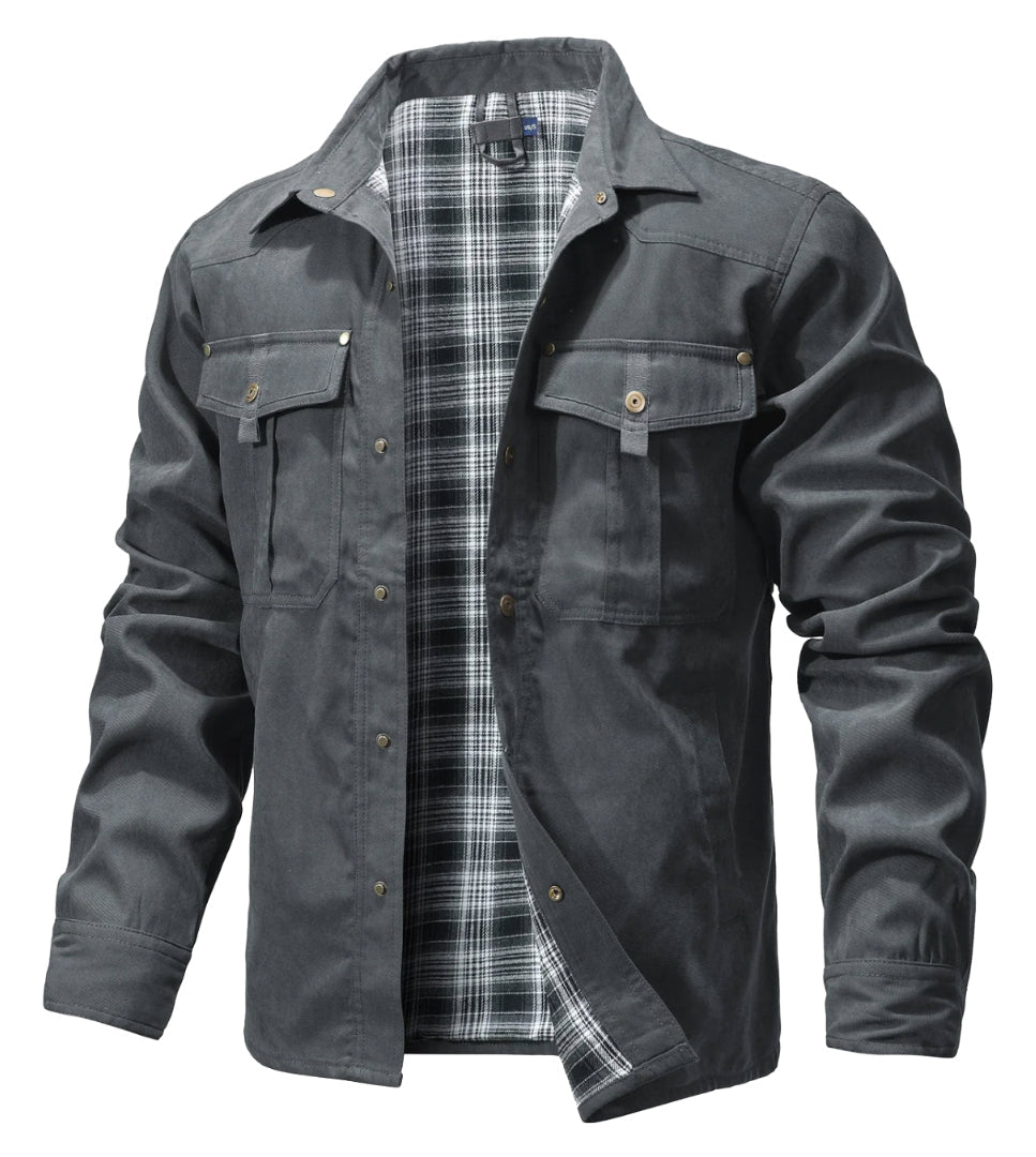 Case - Flanell Rover Jacke