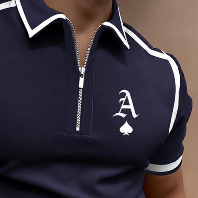 Kyrie - Eleganter Herren Polo mit Reißverschluss-Kragen