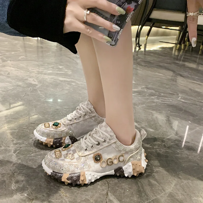 Stylische Strass-Sneakers - Gladi