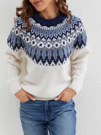MODISCHER DAMENPULLOVER | ELEGANTER STIL, KOMFORTABEL, MUSTER
