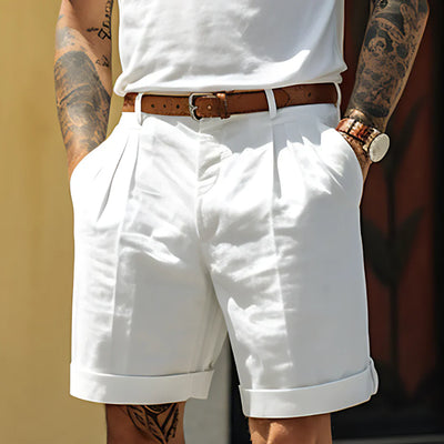 Kaleb - Elegante Herrenshorts aus Baumwolle für jeden Anlass
