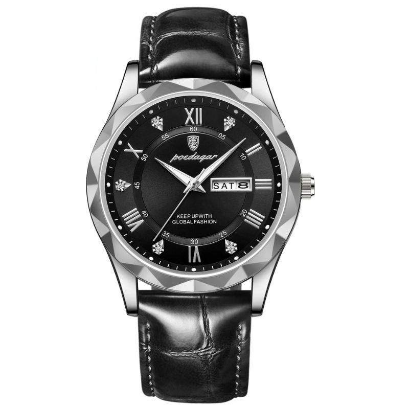 Windsor | Lederarmband-Quarzuhr