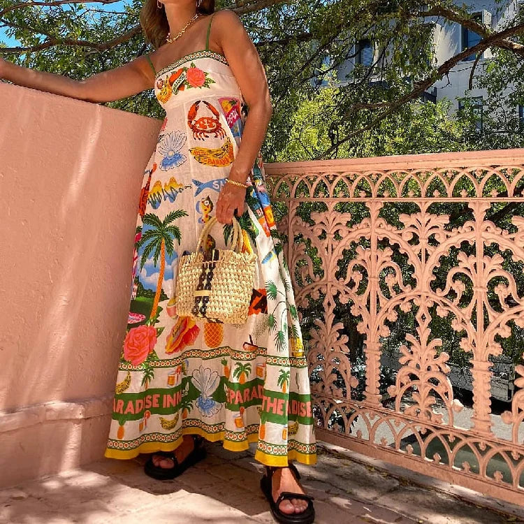 Mocarra | Sommerparadies Kleid