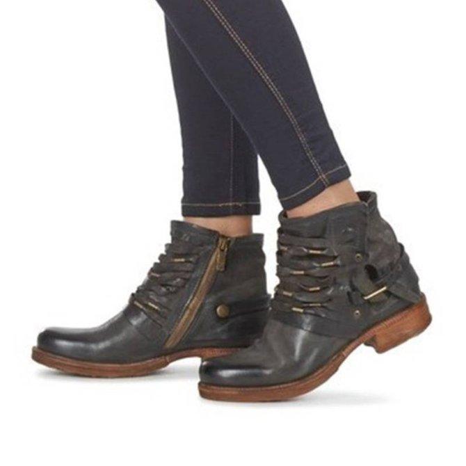 Layla | Gemütliche Lederstiefeletten für Damen