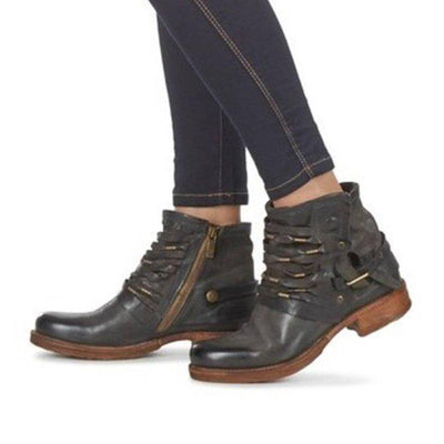 Layla | Gemütliche Lederstiefeletten für Damen