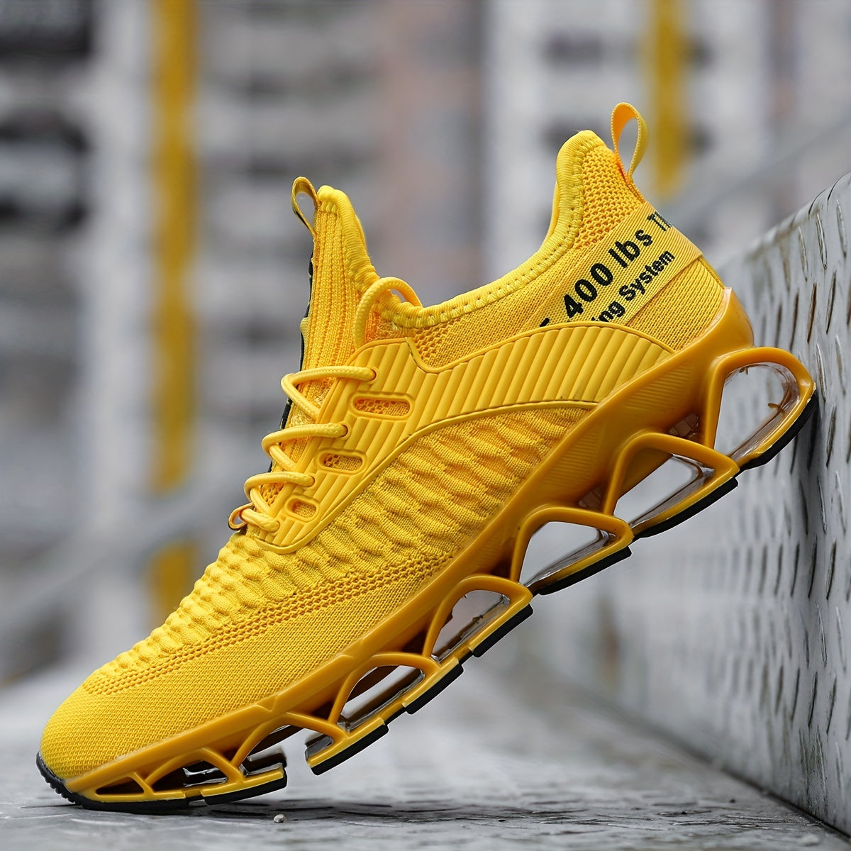 Stellan - Weiße Blade-Sneaker