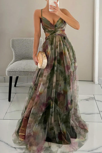 Druilla - Lange Kleider mit Blumenmuster