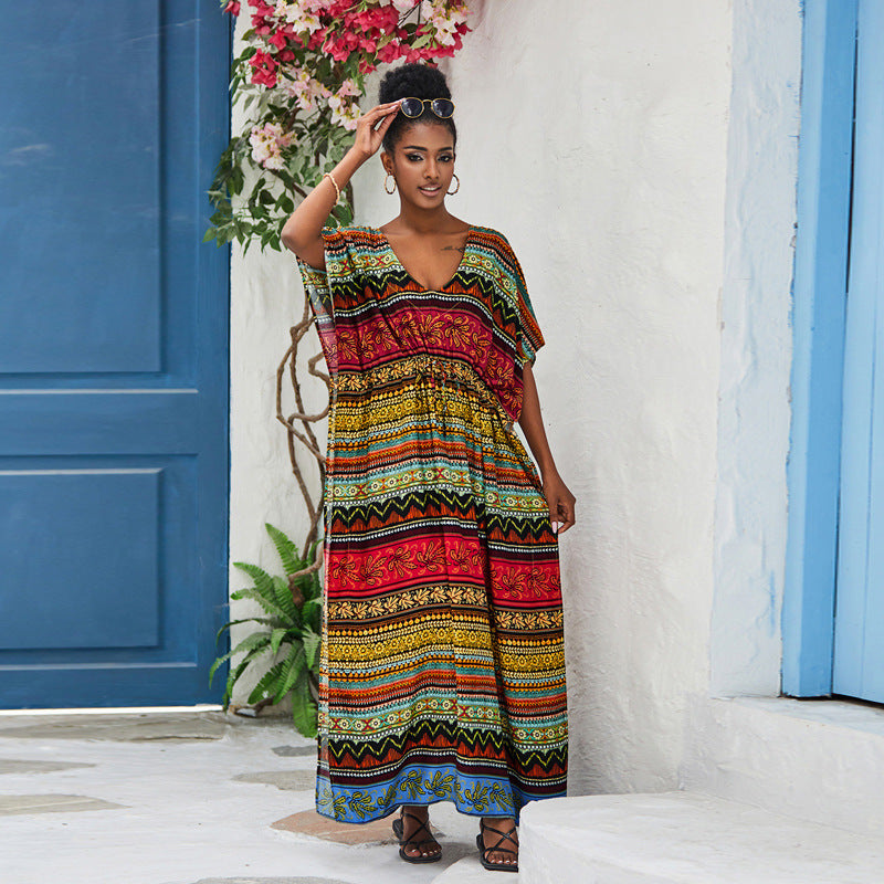 Mocarra | Pumping Belt Beach Cover-up Sonnenschutz Shirt Kleid