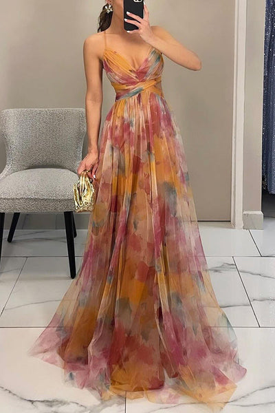 Druilla - Lange Kleider mit Blumenmuster