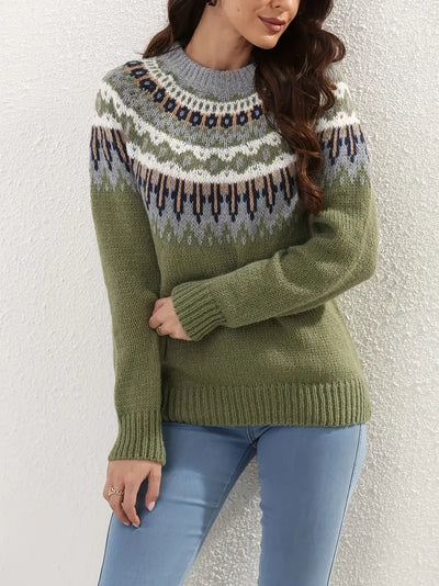MODISCHER DAMENPULLOVER | ELEGANTER STIL, KOMFORTABEL, MUSTER