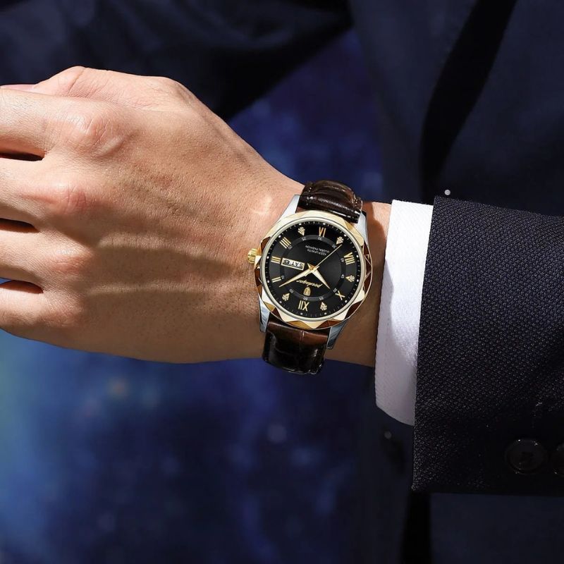 Windsor | Lederarmband-Quarzuhr
