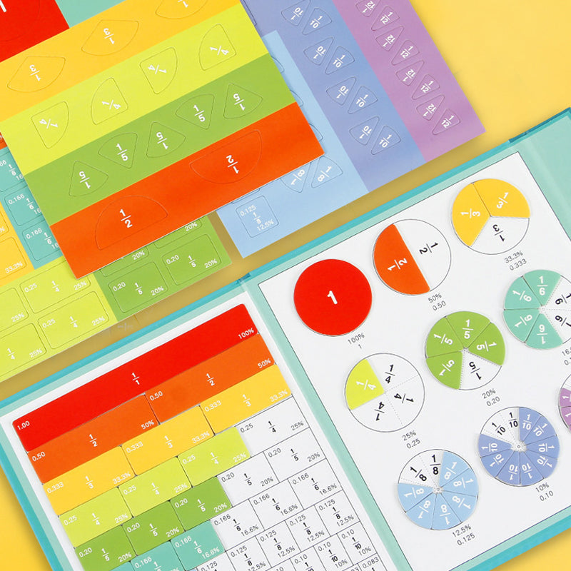 MatheKid™ - Magnetic Fraction Educational Puzzle - Lernen Sie Mathe auf spielerische Art! [Letzter Tag Rabatt]