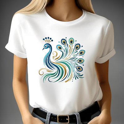 Majestätischer Pfau T-Shirt