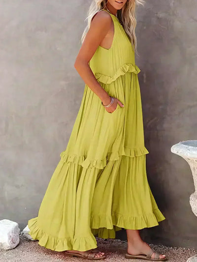 Landry - Ärmelloses Kleid mit stilvollen Rüschen