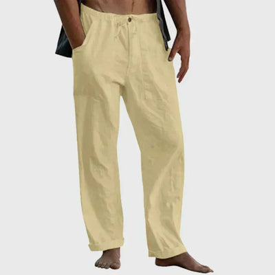 Clarkson - Lässige Leinenhose für den Sommer atmungsaktiv & bequem