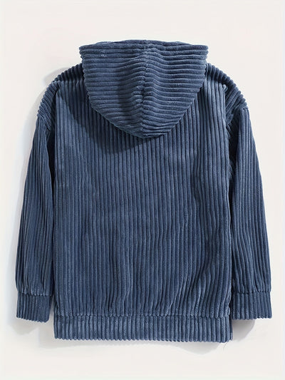 BRAM | PULLOVER MIT KAPUZE AUS CORD