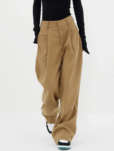 Mocarra | Basic Baggy Hose mit weitem Bein